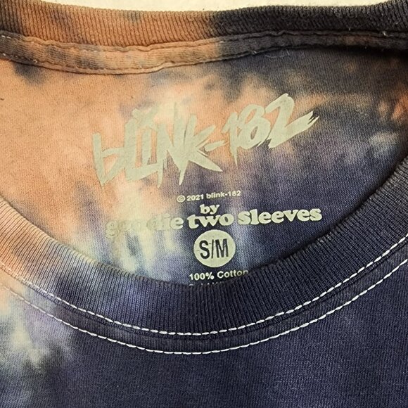 Blink 182 Band Bunny Tye Dye Goodie Two Sleeves Shirt T -Shirt Mens Small - Picture 3 of 6
